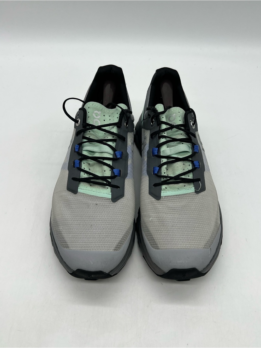 On Cloudvista Men’s 10 Alloy Black Gray Mint Mesh Trail Running Shoes 64.98272. - Picture 3 of 14